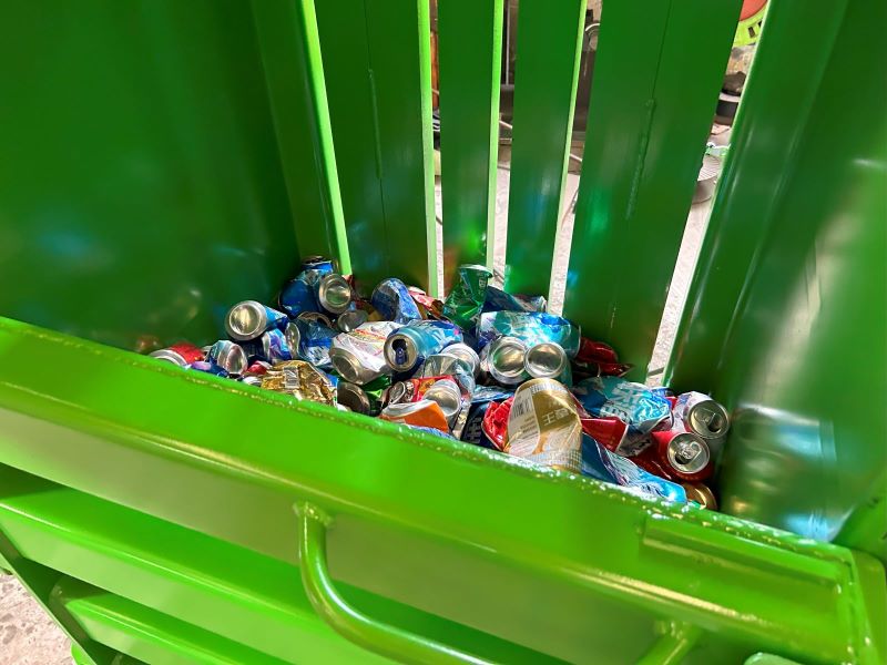 aluminum can baler